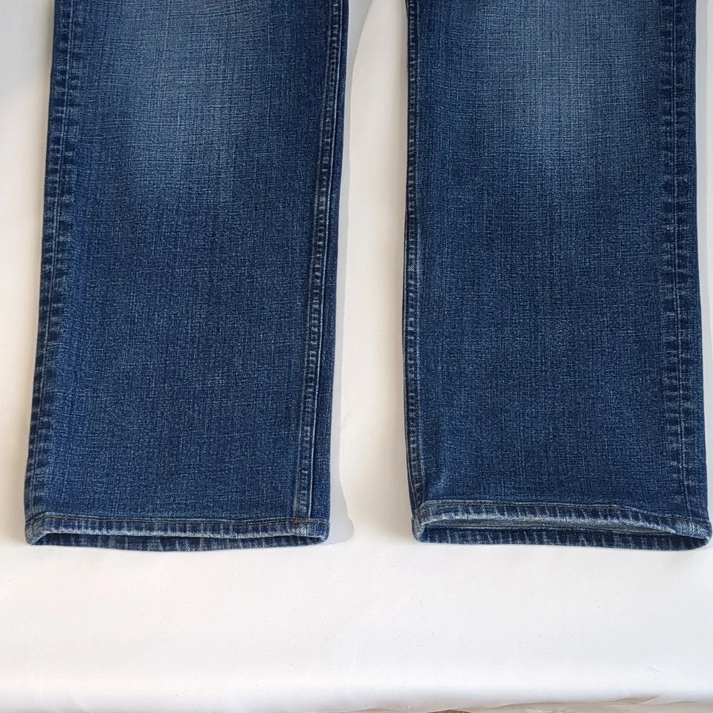 Hudson Byron Straight 5 Pocket Medium Wash Stretch Jean Sz 38